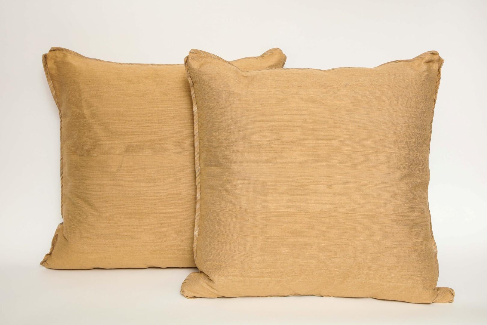 American Fortuny Fabric Cushions in the Peruviano Pattern