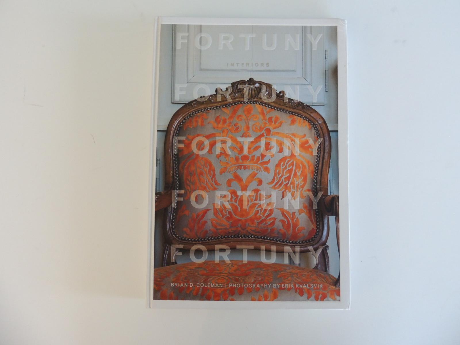 Fortuny interiors hardcover book.
Mariano Fortuny y Madrazo was a Spanish fashion designer who opened his couture house in 1906 and continued until 1946. He was the son of the painter Mariano Fortuny y Marsal.
  