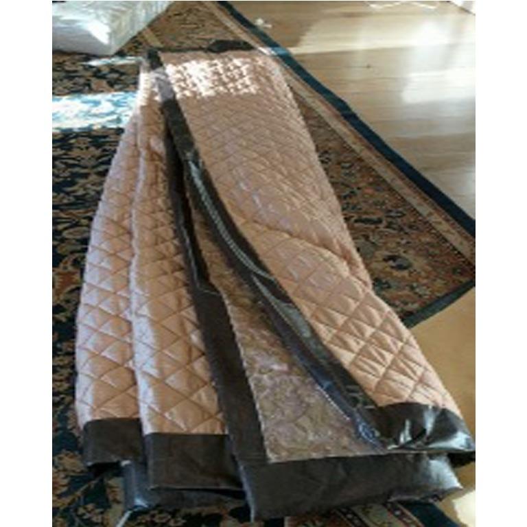 Fortuny Leather Room Divider  In Good Condition For Sale In Sag Harbor, NY