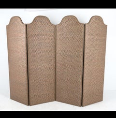 Biombo Fortuny "Papiro" Cuatro Paneles Doble Cara