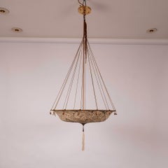 Fortuny Scudo Saraceno Silk Chandelier