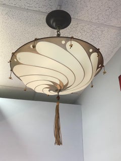 Fortuny Silk Scudo Chandelier