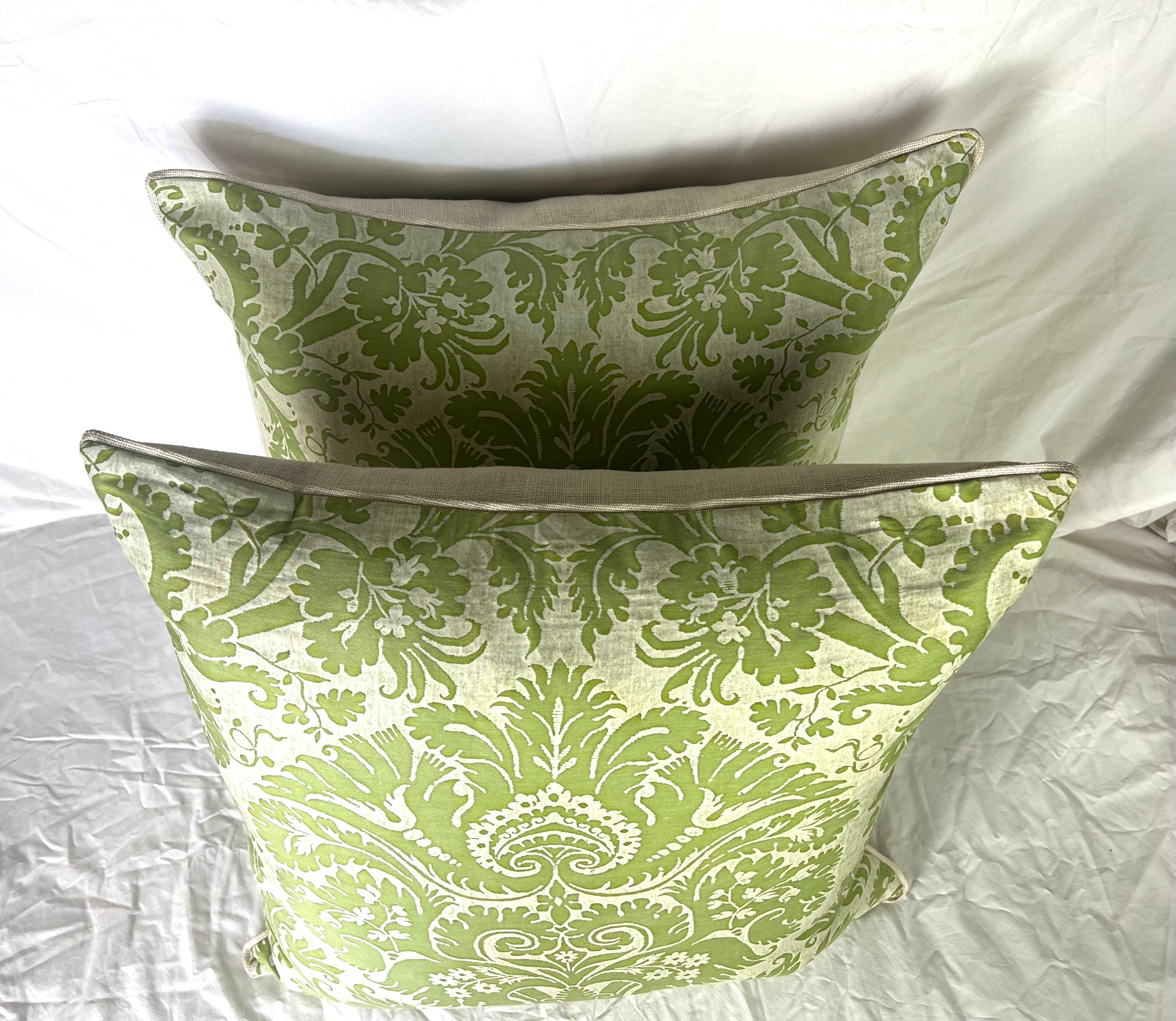 XX secolo Cuscini Fortuny Textile DeMedici a fantasia Greene & Greene in vendita