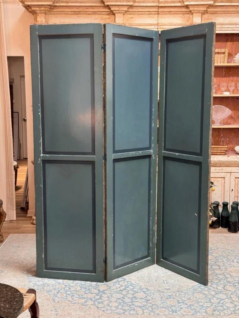 Tessile Schermo a tre pannelli di Fortuny in vendita