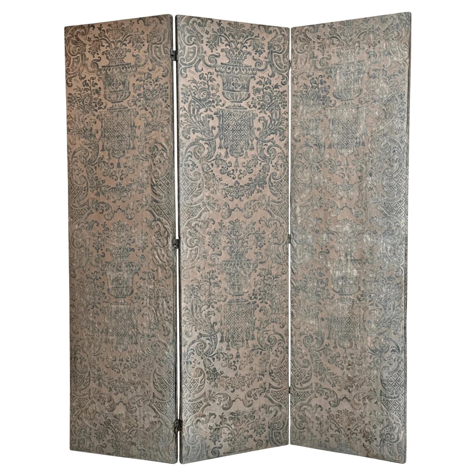 Fortuny three-panel screen