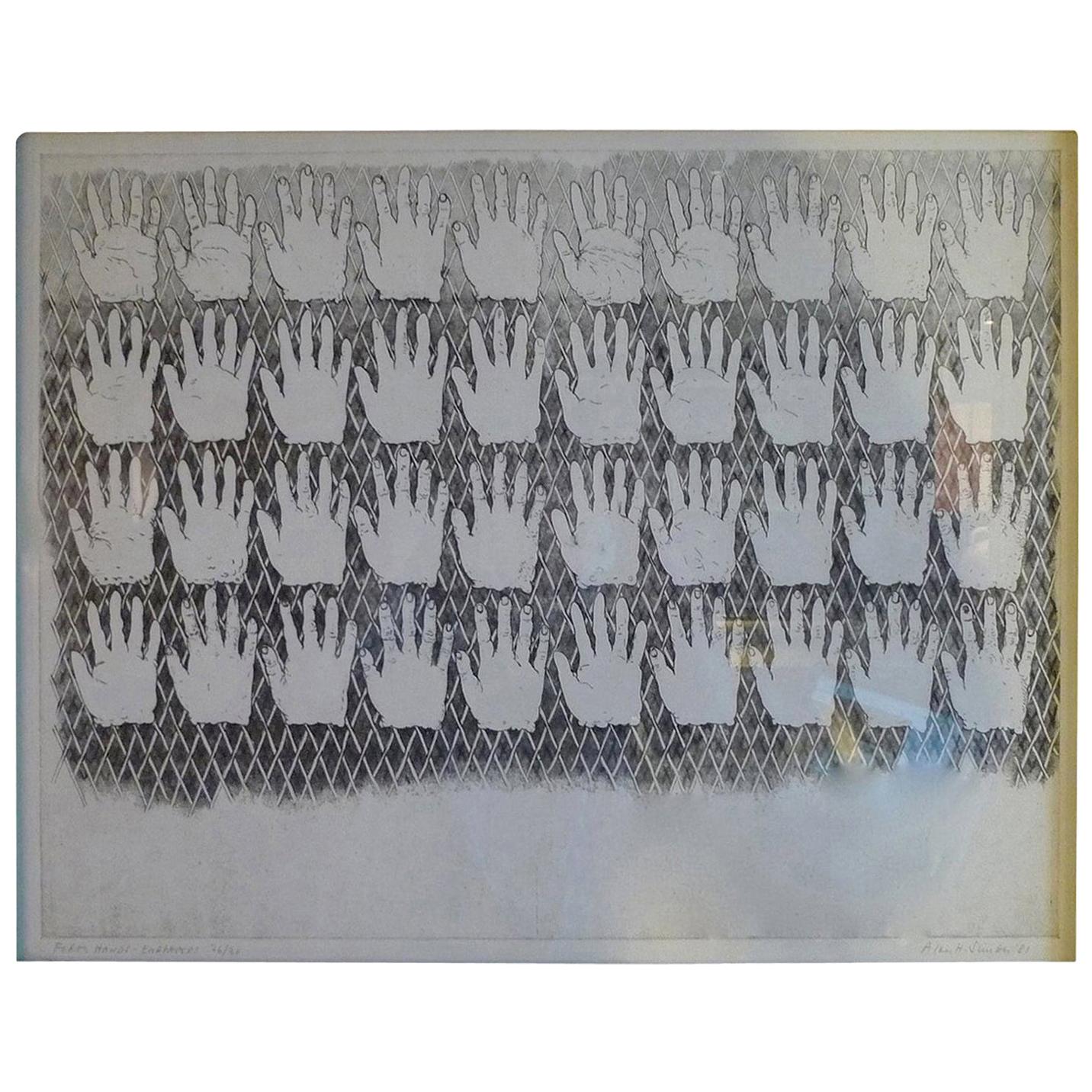 Forty Hands, Endpapers by Alan H Simon from UCLA