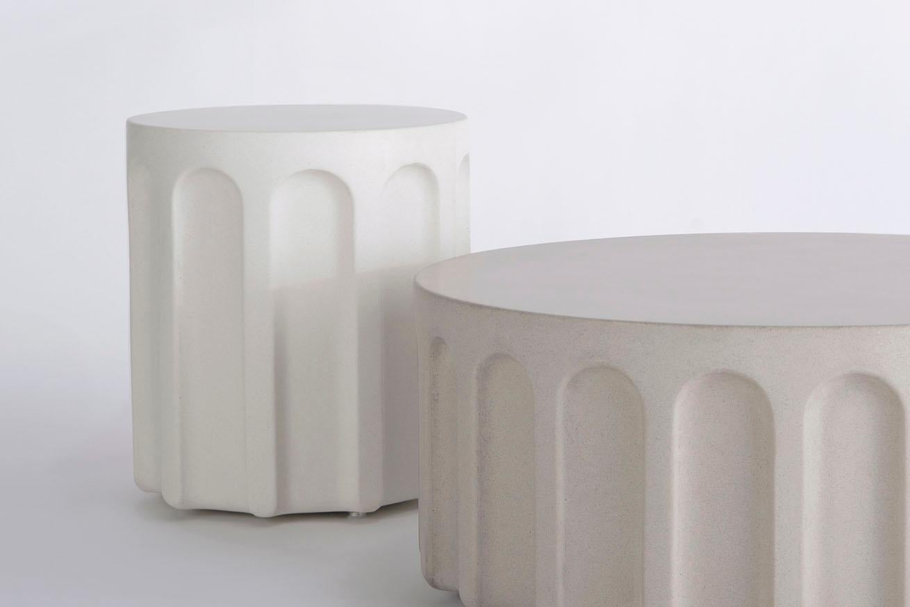 Concrete Forum Side Table by Phase Design For Sale