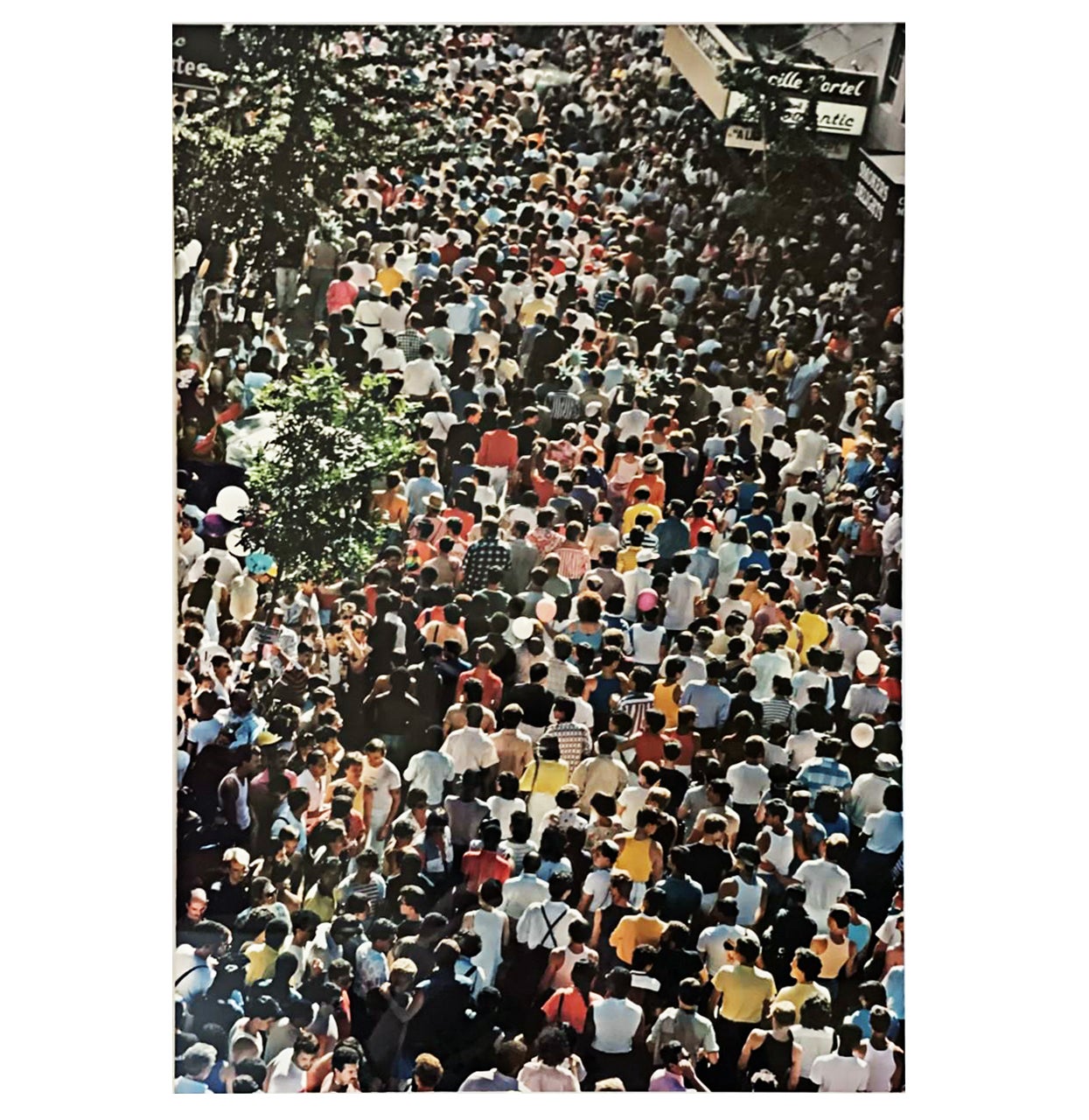 ""Avancer ensemble""  Pride NYC 1985 par Suzanne Poli. en vente