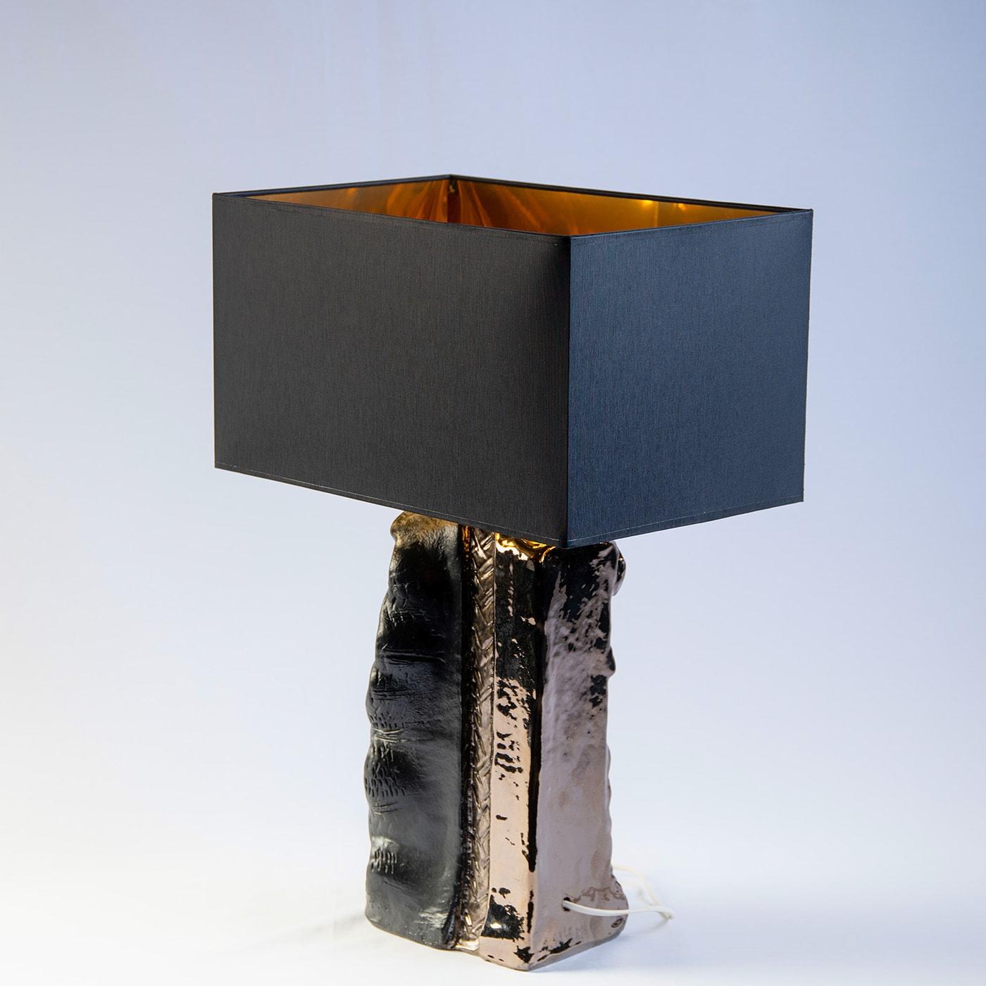 Modern Forza D'Amore Dark & Gold Table Lamp