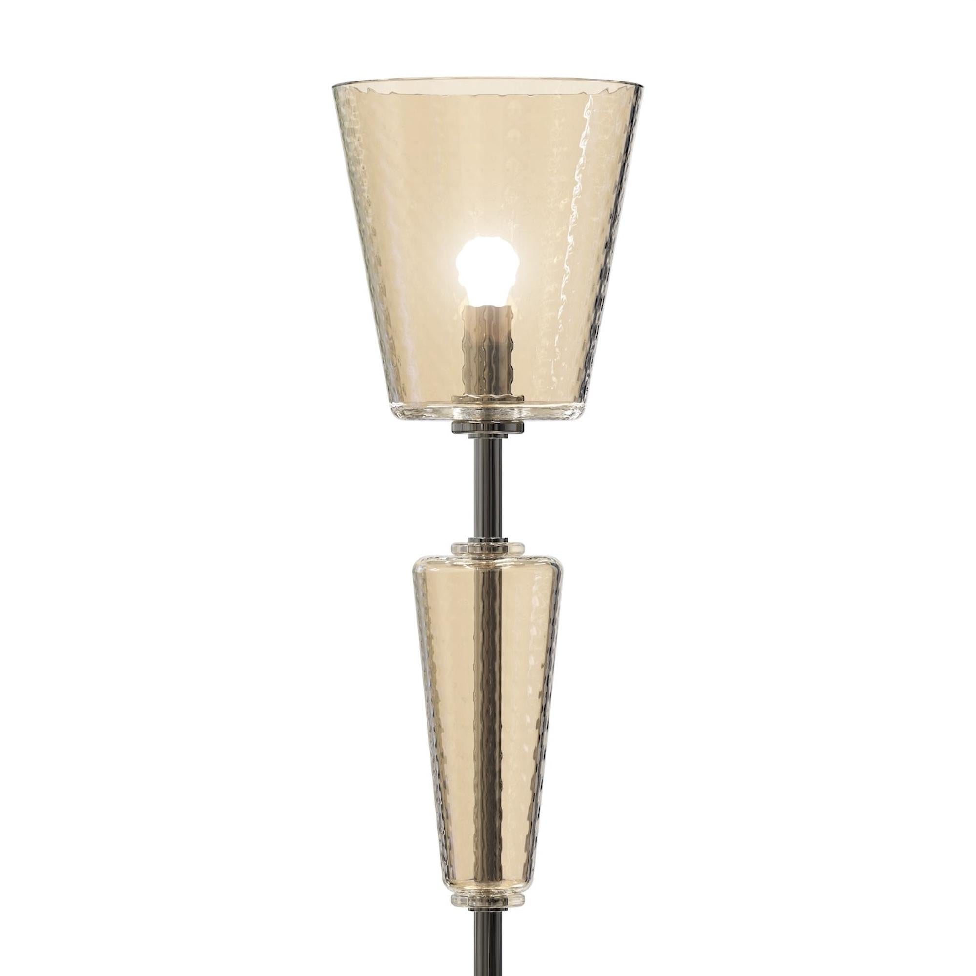 FOSCARI Moderne Stehleuchte Handgefertigtes Design Muranoglas im Angebot 5