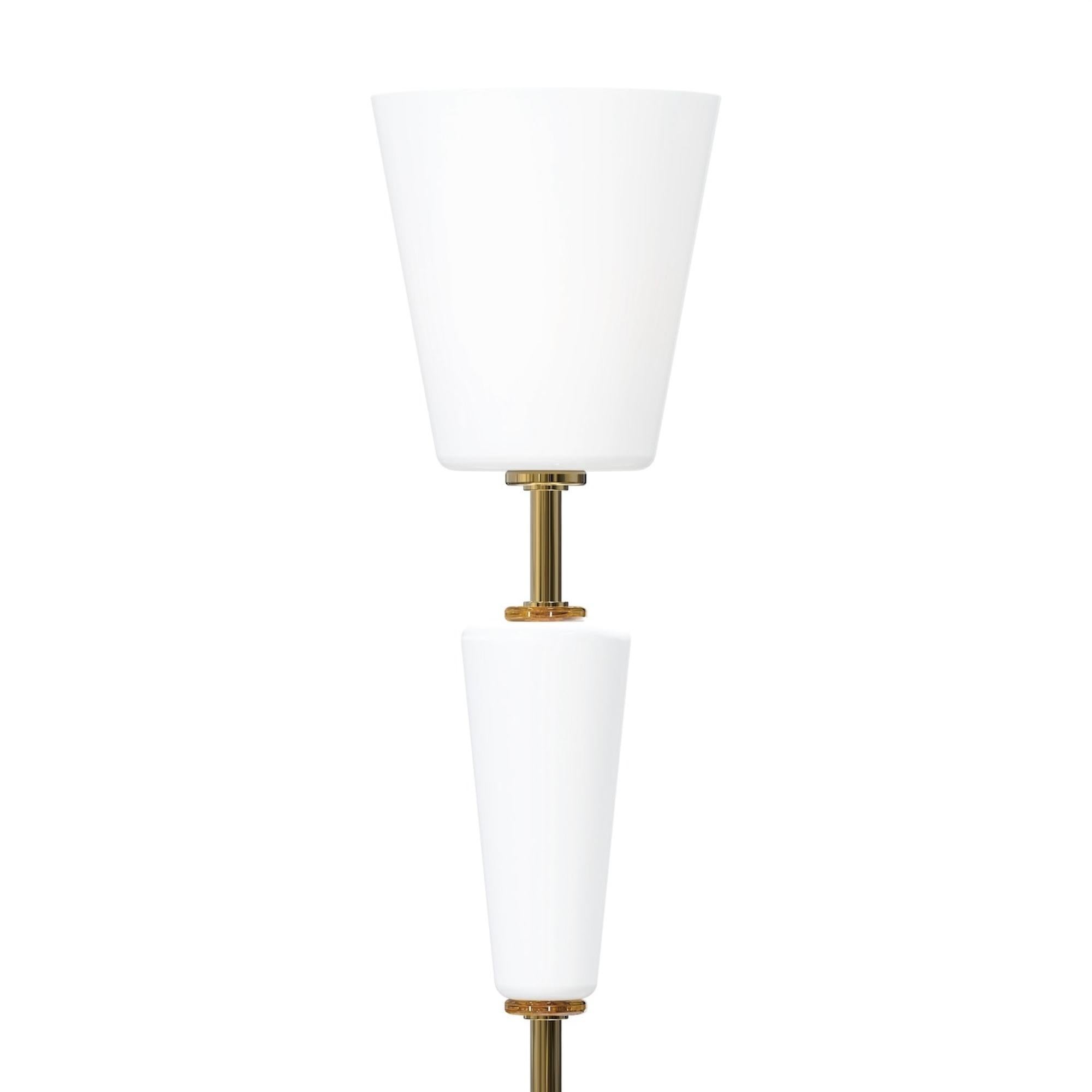FOSCARI Moderne Stehleuchte Handgefertigtes Design Muranoglas im Angebot 6