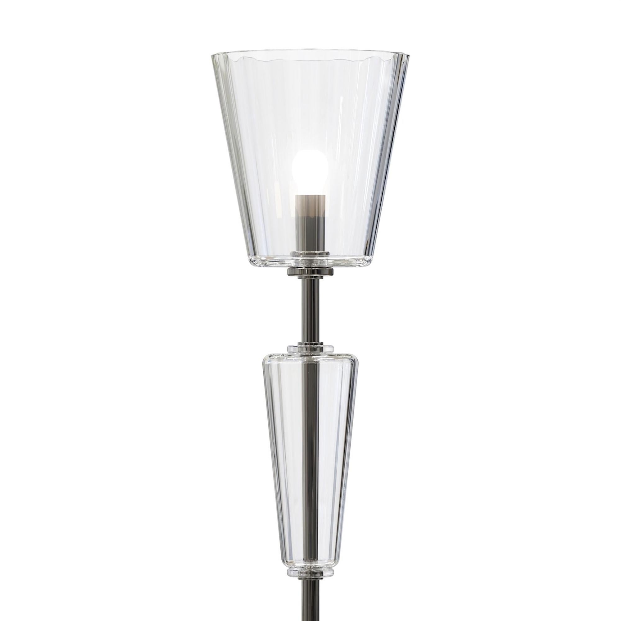 FOSCARI Moderne Stehleuchte Handgefertigtes Design Muranoglas im Angebot 7