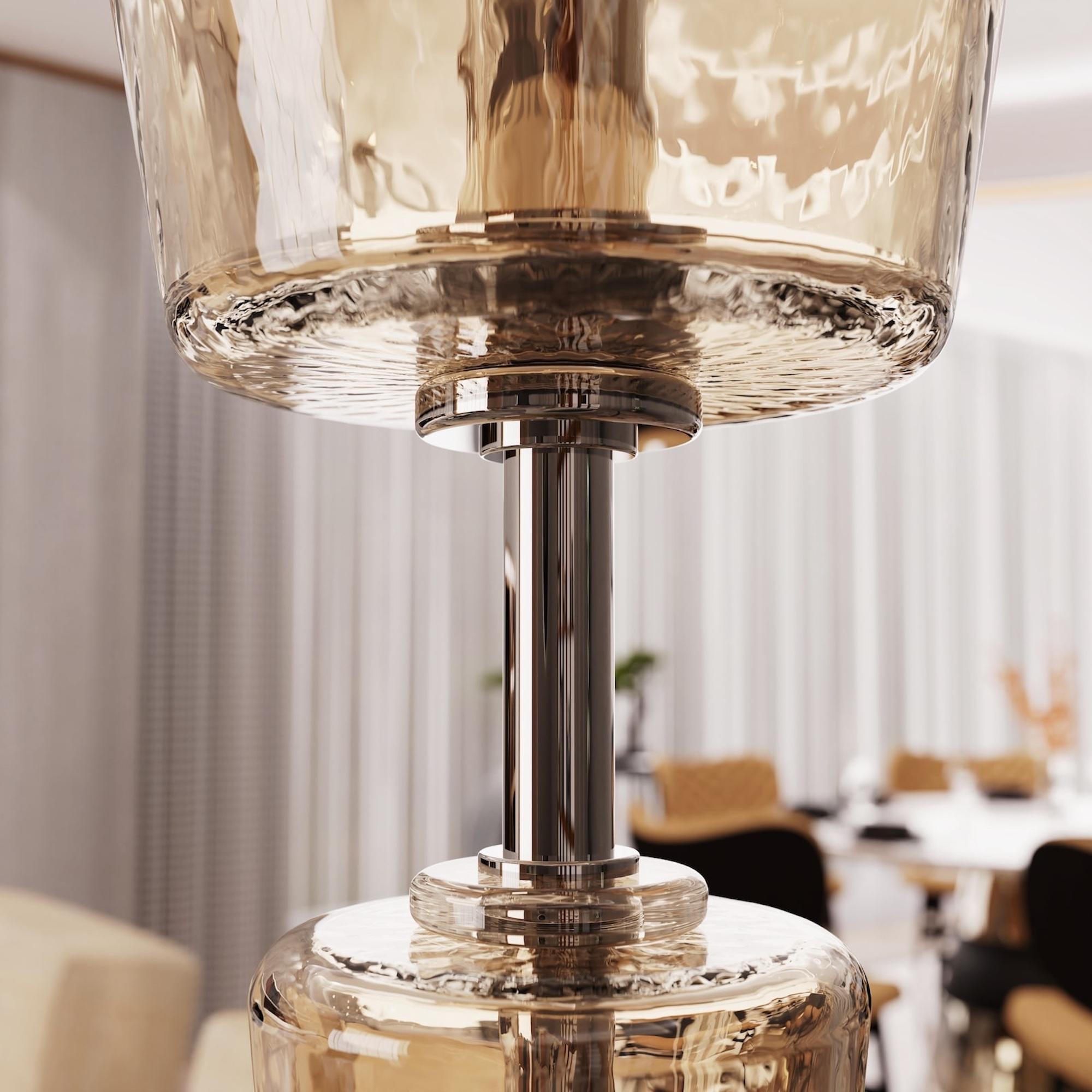 FOSCARI Moderne Stehleuchte Handgefertigtes Design Muranoglas im Angebot 1