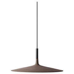 Foscarini Aplomb Large Suspension en Brown by Lucidi and Pevere