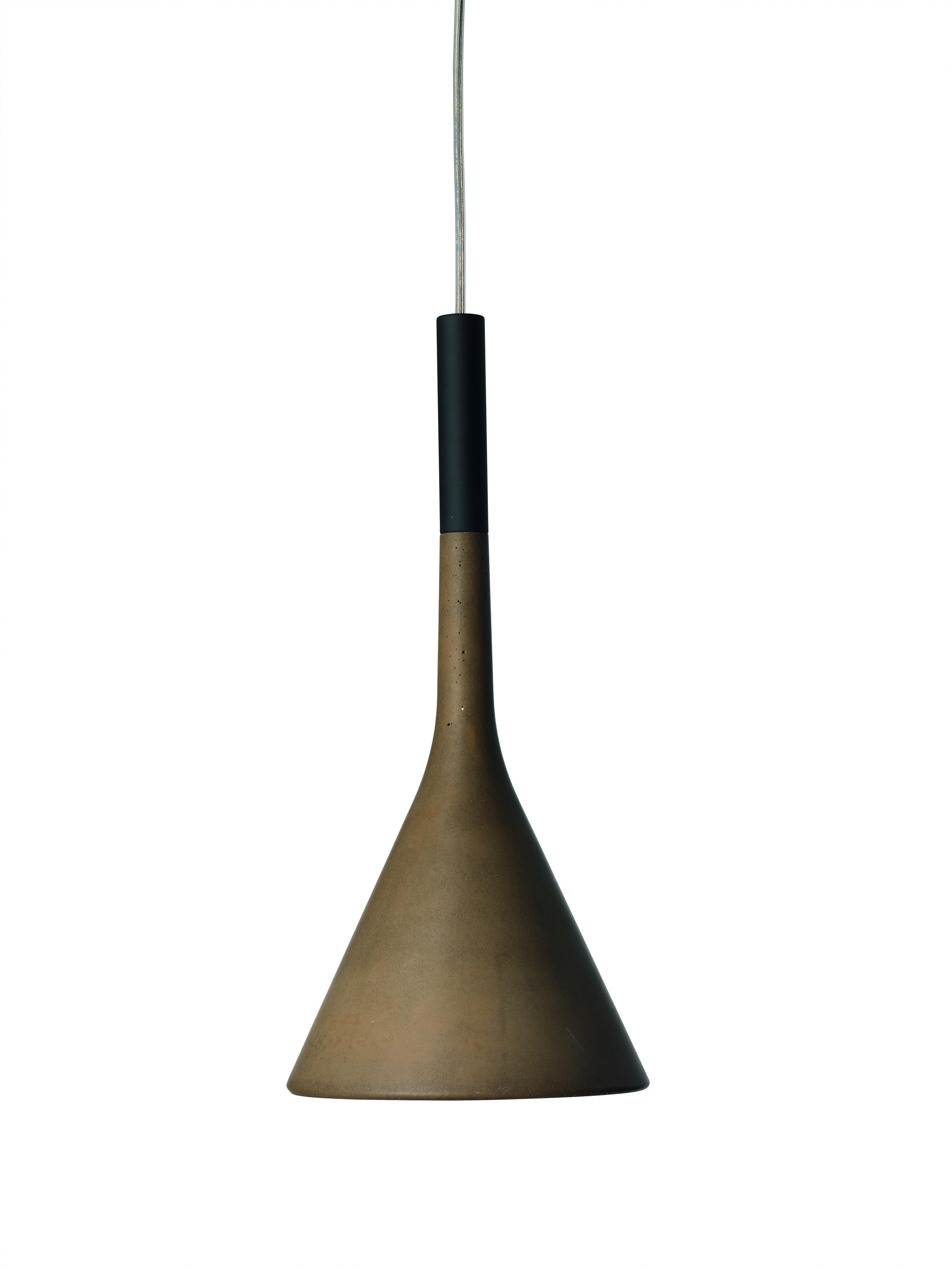 Concrete Foscarini Aplomb Large Suspension in Grey by Lucidi and Pevere For Sale