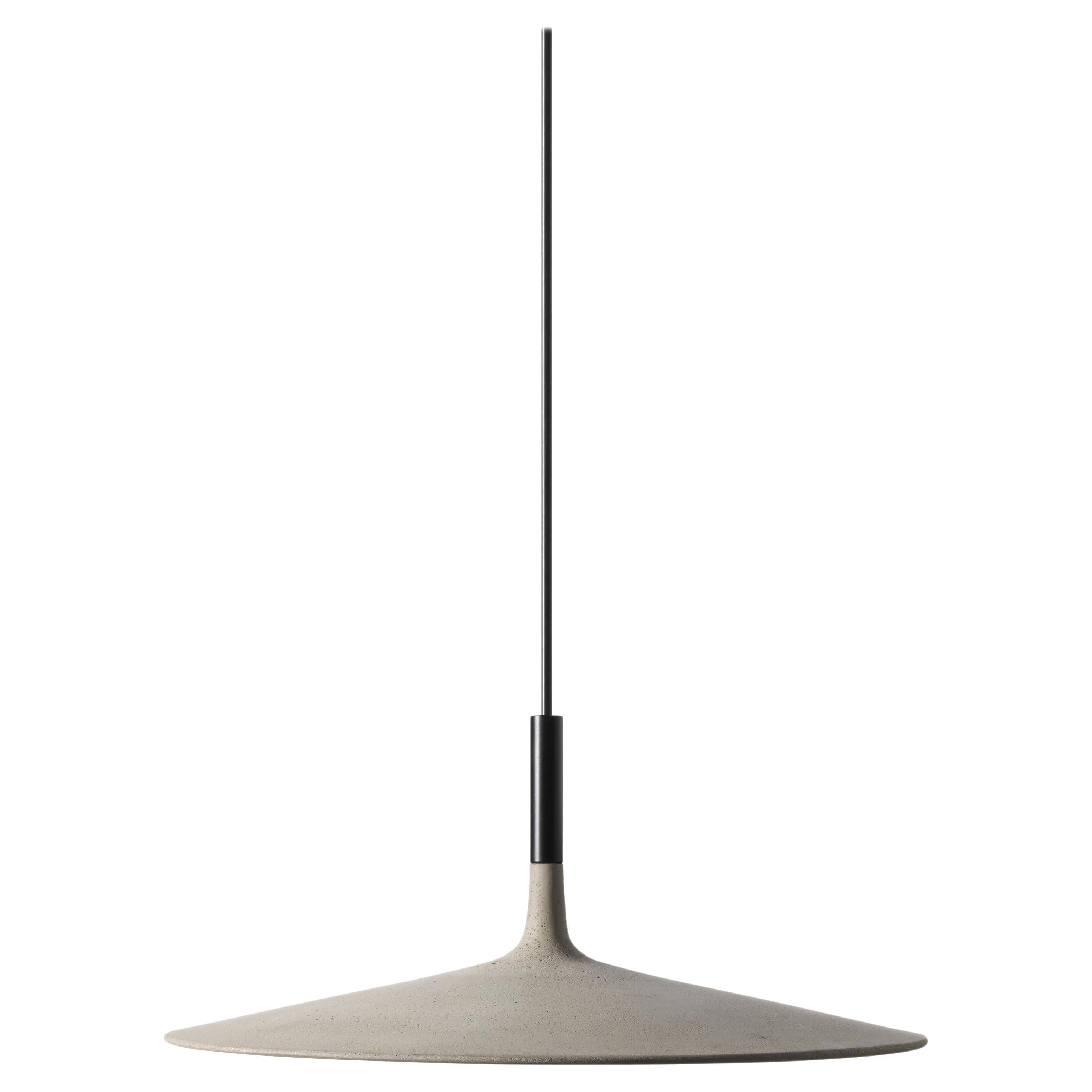 Foscarini Aplomb Large Suspension in Grey by Lucidi and Pevere