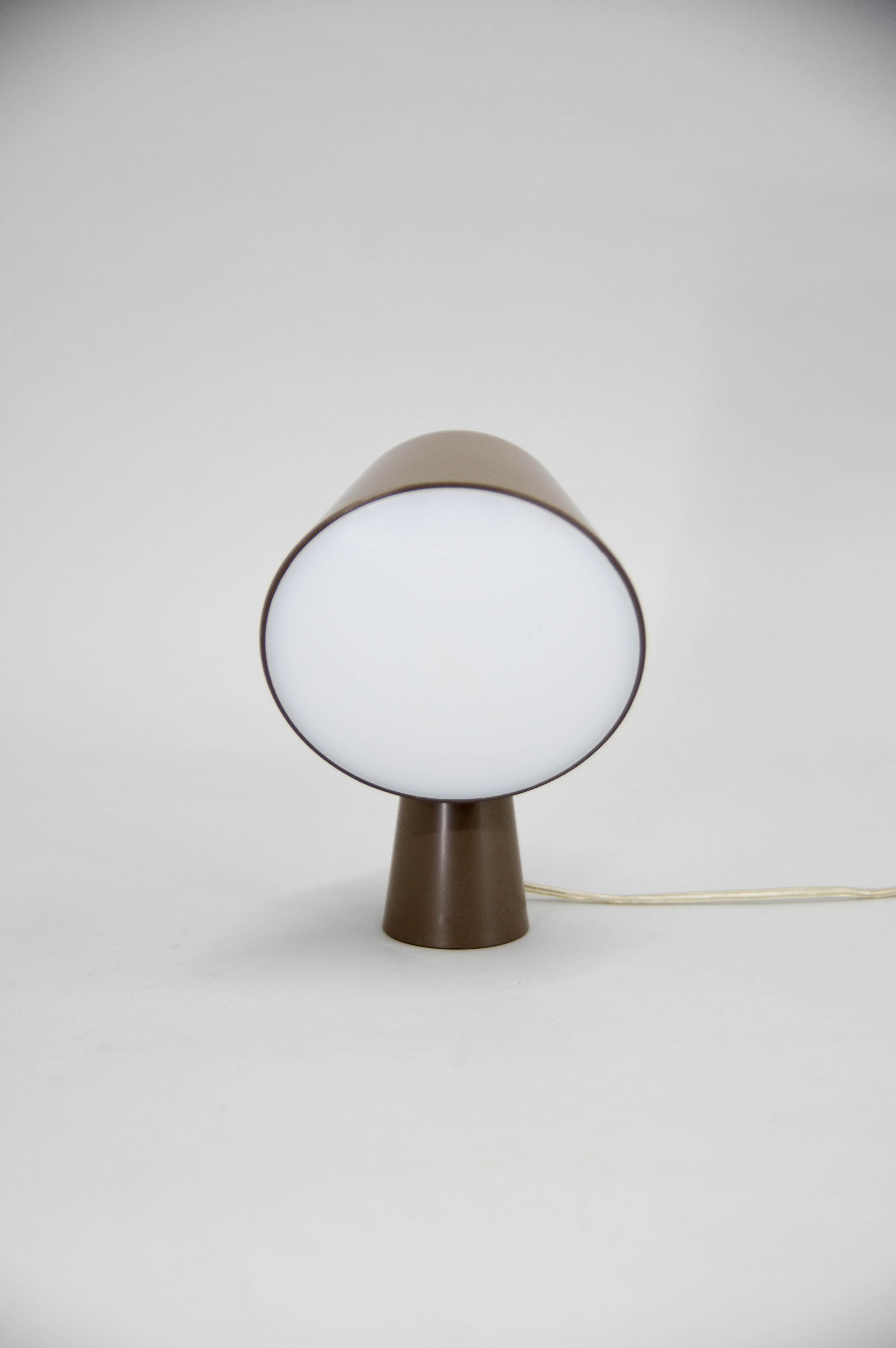 Italian Foscarini Binic Table Lamp in Brown by Lonna Vautrin For Sale