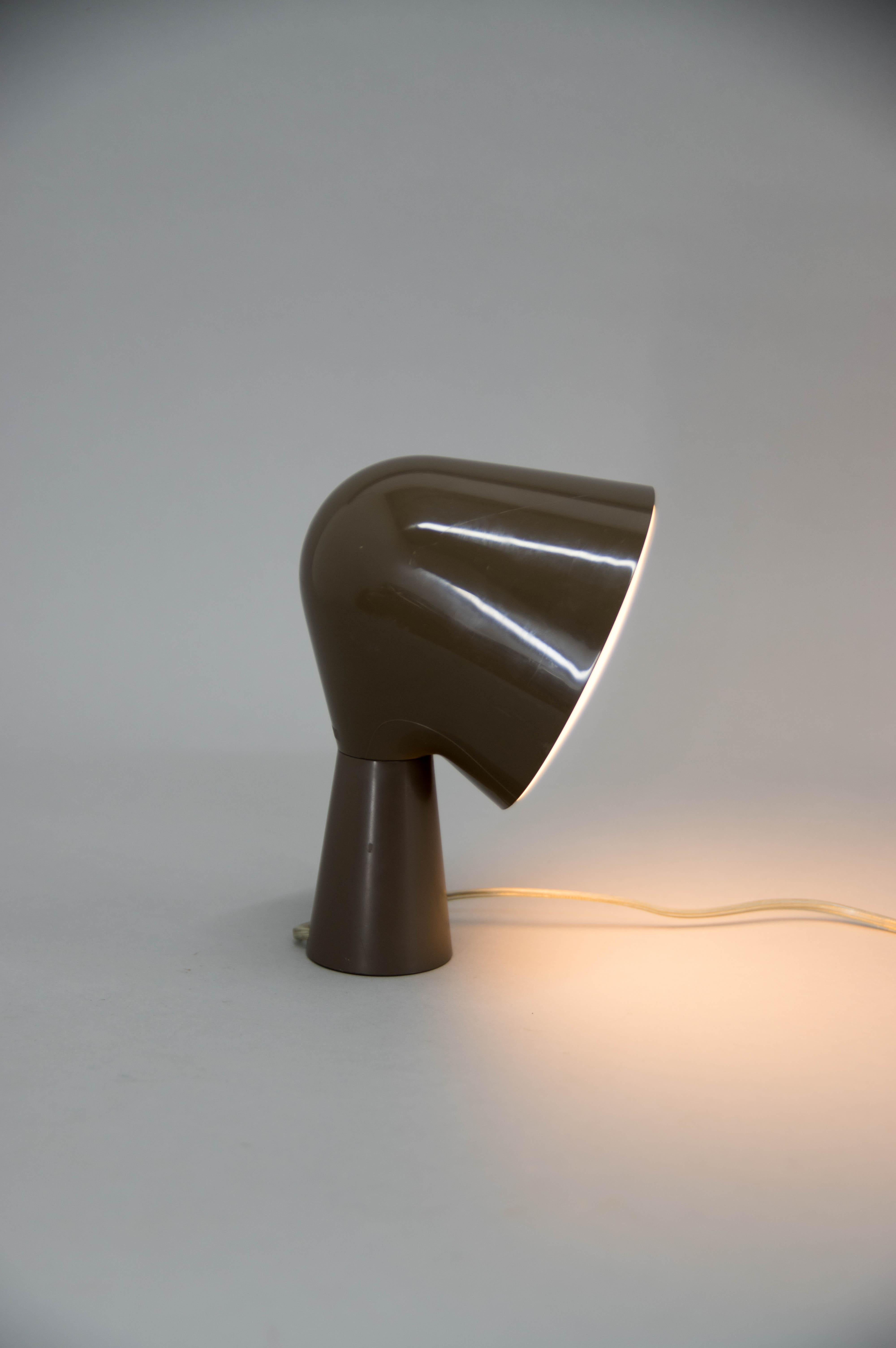 Foscarini Binic Table Lamp in Brown by Lonna Vautrin In Good Condition For Sale In Praha, CZ