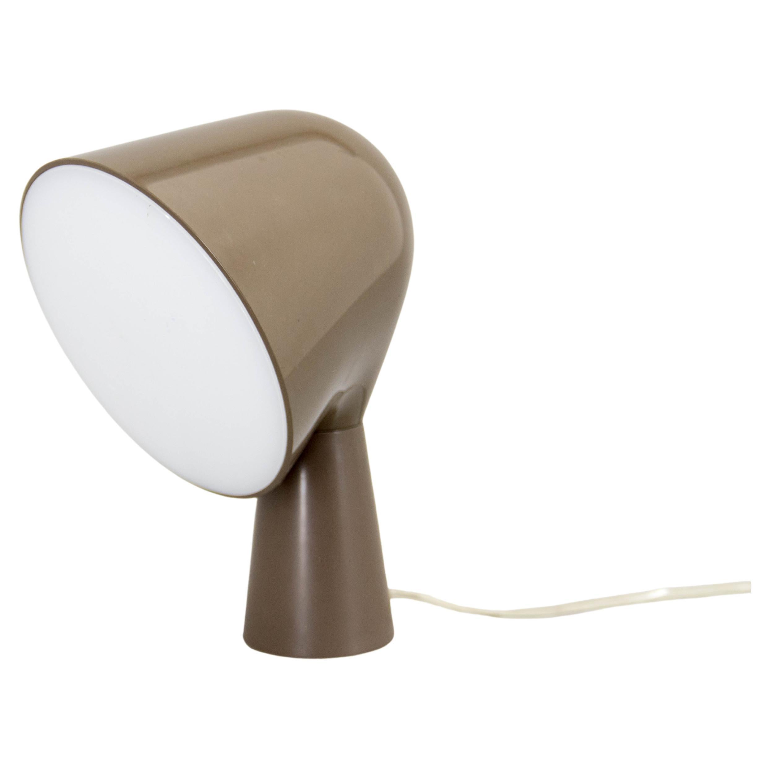 Foscarini Binic Table Lamp in Brown by Lonna Vautrin For Sale