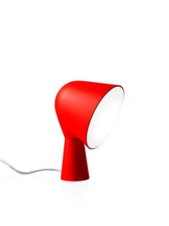 Foscarini Binic Table Lamp in Red  by Lonna Vautrin