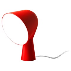 Foscarini Binic Table Lamp in Red  by Lonna Vautrin