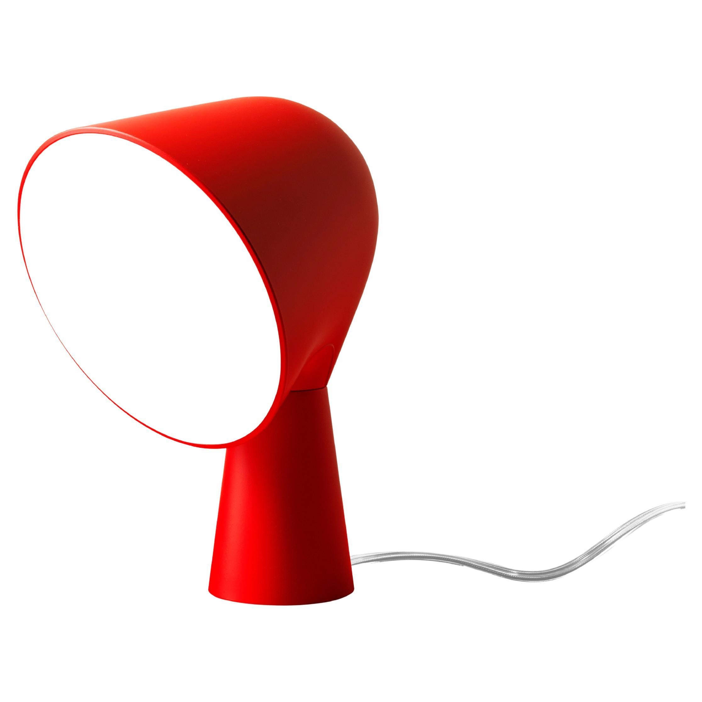 Foscarini Binic Table Lamp in Red  by Lonna Vautrin