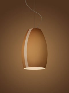 Foscarini Buds 1 LED Suspension Lamp in Brown by Rodolfo Dordoni