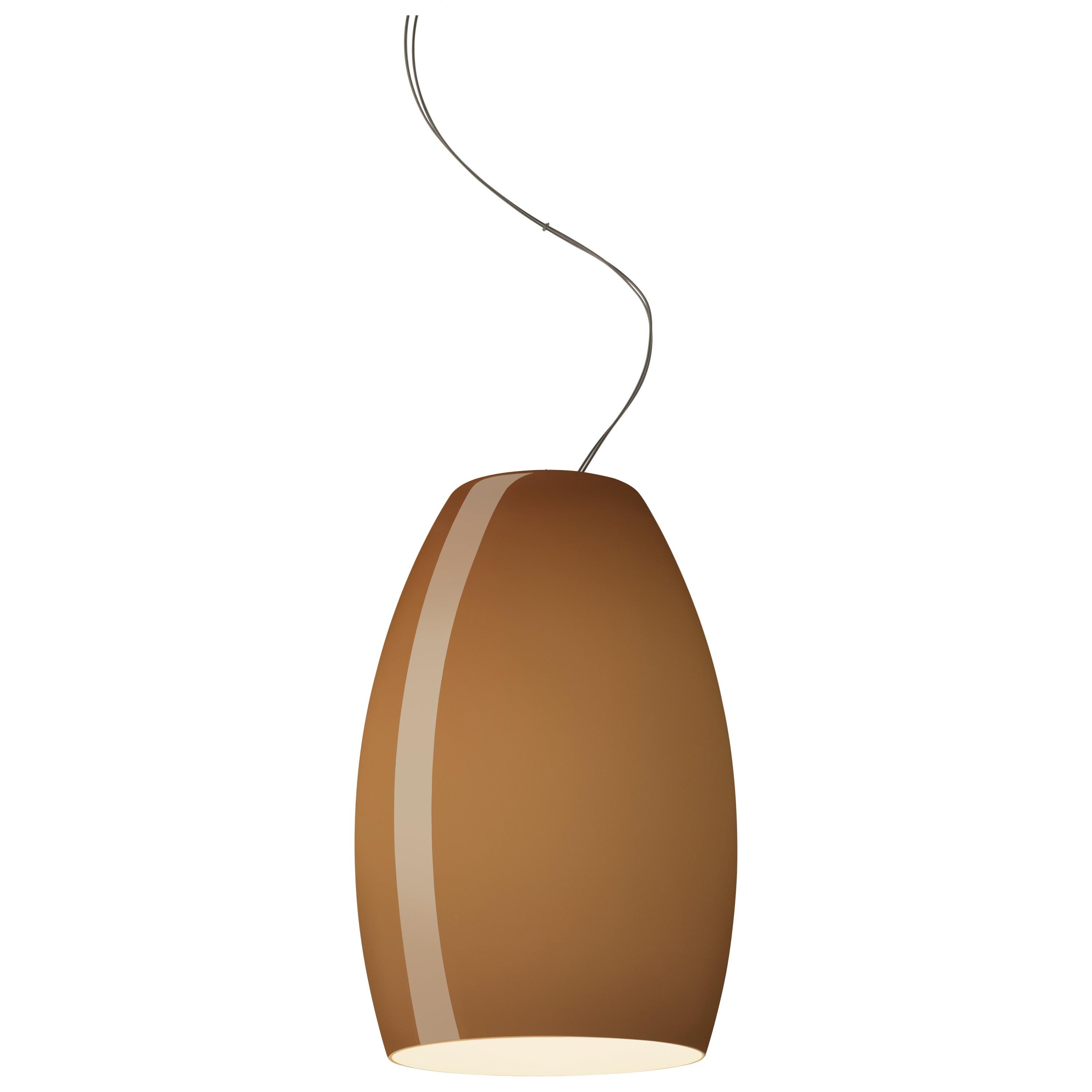 Lámpara de suspensión Foscarini Buds 1 LED en marrón by Rodolfo Dordoni en venta