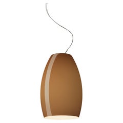 Foscarini Buds 1 LED Suspension Lamp in Brown by Rodolfo Dordoni