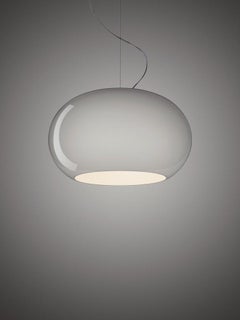 Lámpara de suspensión Foscarini Buds 2 LED gris de Rodolfo Dordoni