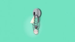 Foscarini Filo Wall Lamp by Andrea Anastasio