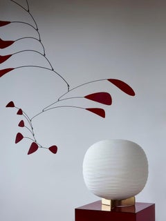 Foscarini Gem LED Table Lamp in White by Ludovica and Roberto Palomba