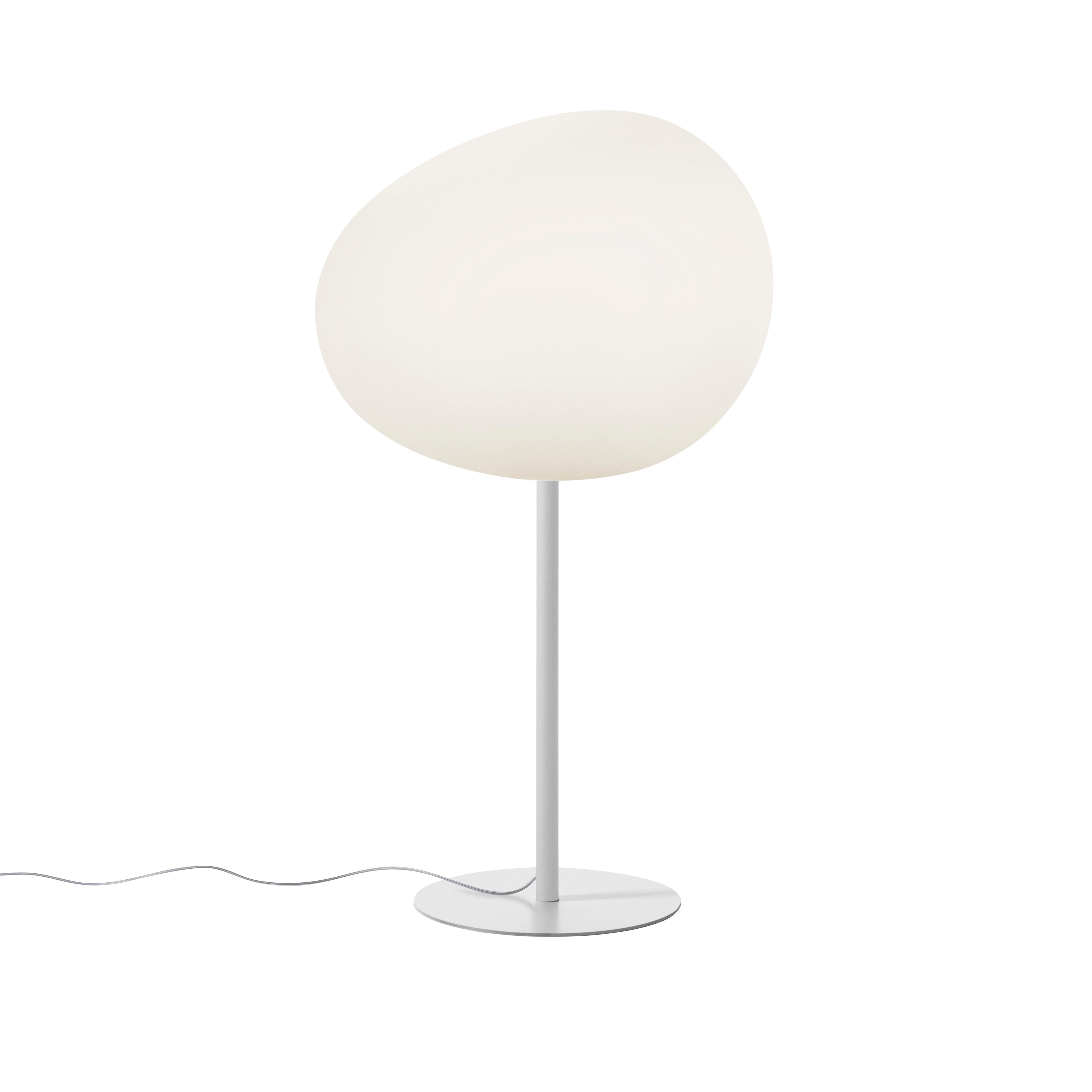 Italian Foscarini Gregg Alta Table Lamp in White by Ludovica and Roberto Palomba For Sale