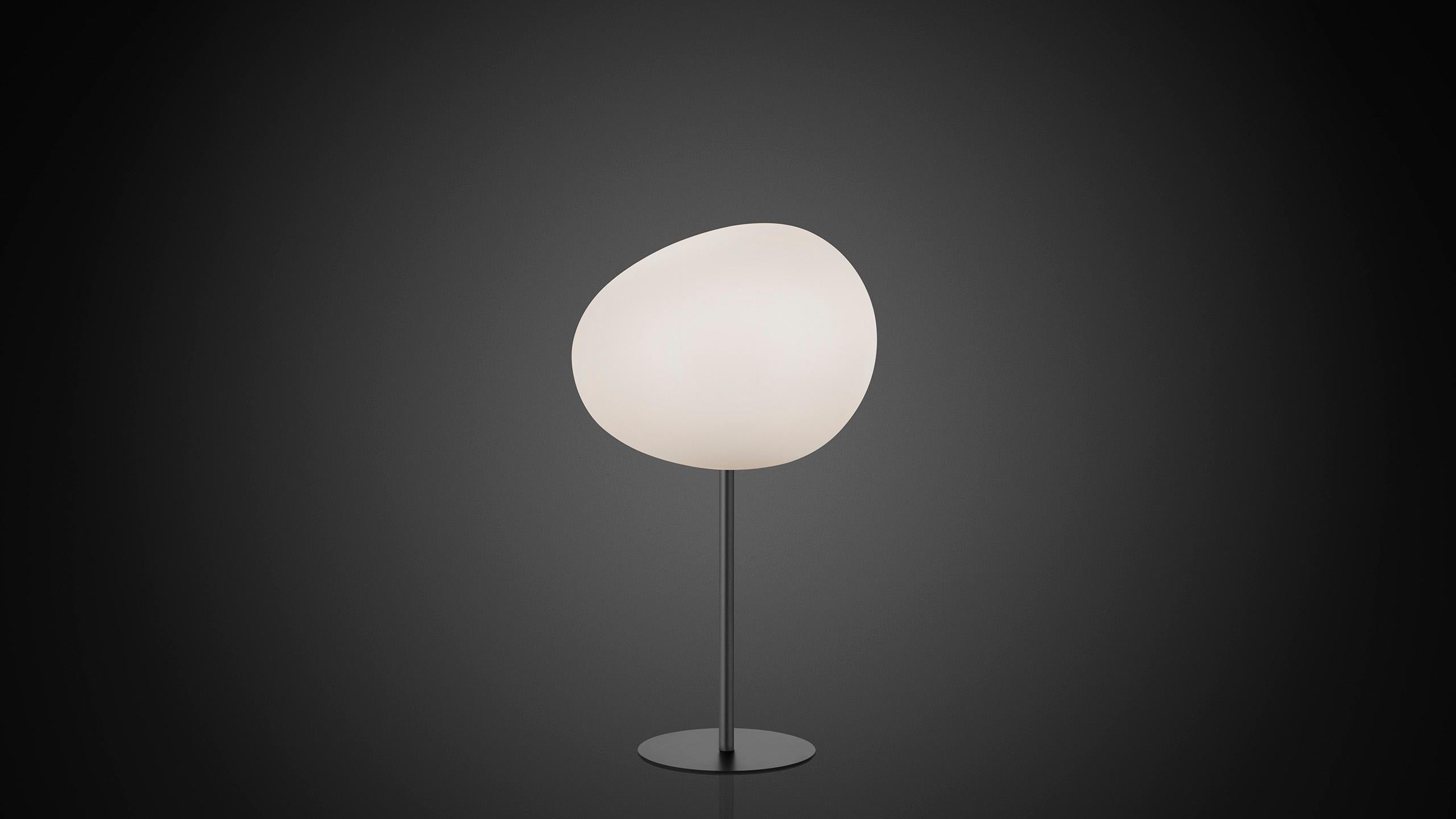 Foscarini Gregg Alta Table Lamp in White by Ludovica and Roberto Palomba For Sale 1
