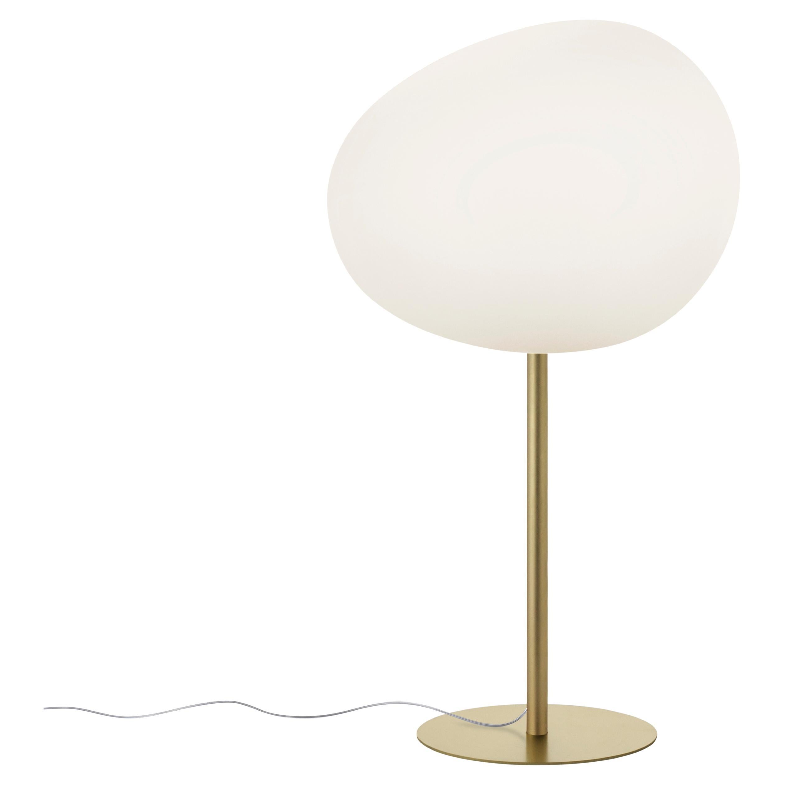 Foscarini Gregg Alta Table Lamp in White by Ludovica and Roberto Palomba For Sale