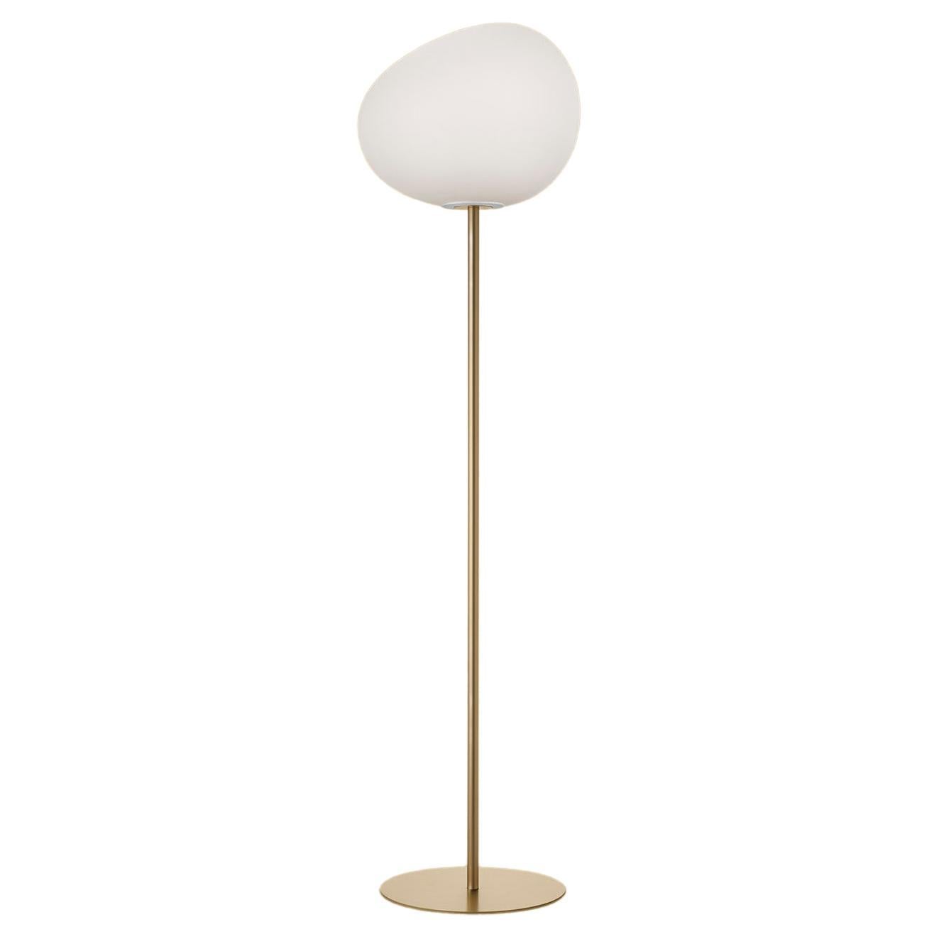 Foscarini Gregg Floor Lamp in White by Ludovica and Roberto Palomba For Sale