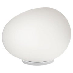 Lámpara de mesa Foscarini Gregg Media en blanco de Ludovica y Roberto Palomba