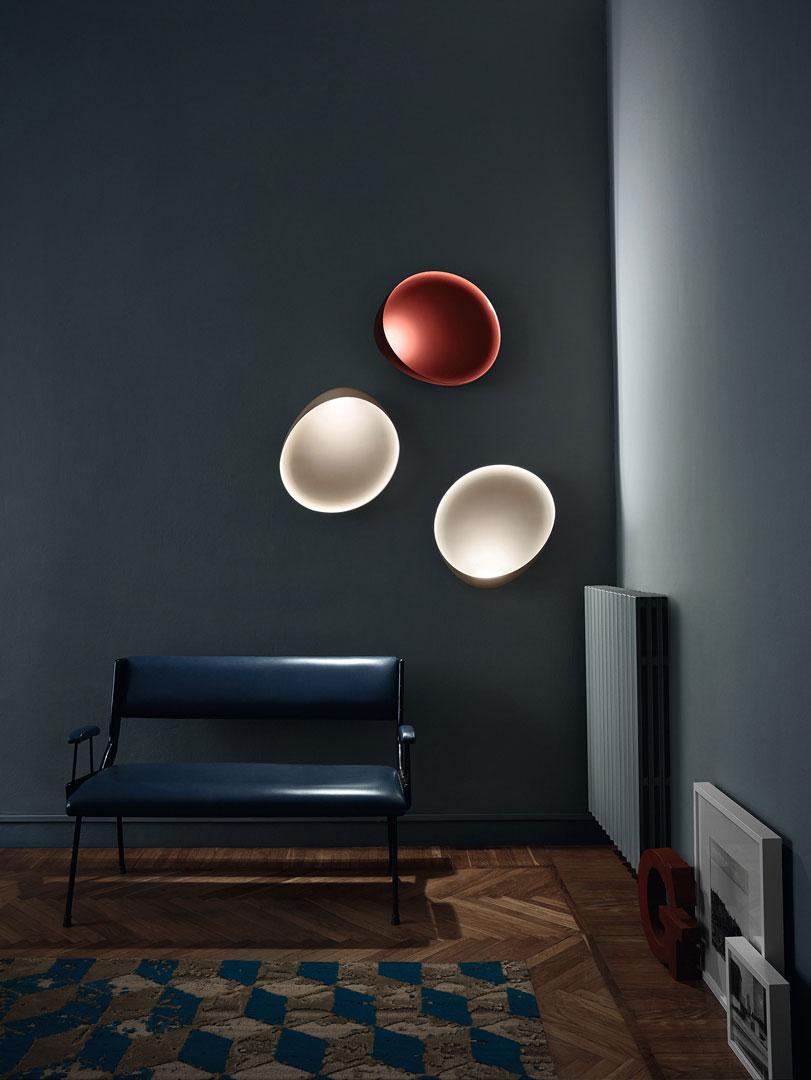 Foscarini See-Wandleuchte in Rot von Lucidi und Pevere im Zustand „Neu“ im Angebot in Brooklyn, NY