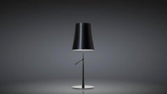Foscarini Large Dimmable Birdie Table Lamp in Graphite Ludovica Roberto Palomba
