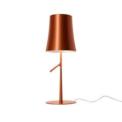 Foscarini Large Dimmable Birdie Table Lamp in Copper, Ludovica & Roberto Palomba