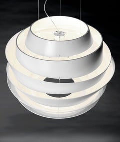 Foscarini Le Soleil Suspension Lamp in White by Vicente Garcia Jimenez