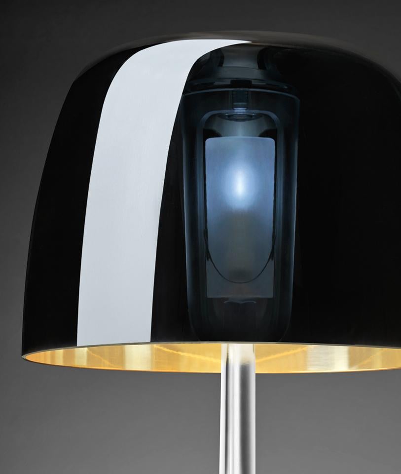 Modern Foscarini Lumiere 25th Large Table Lamp in Transparent Mirror by Rodolfo Dordoni