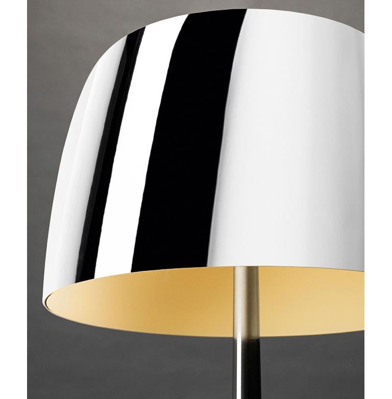 Italian Foscarini Lumiere 25th Large Table Lamp in Transparent Mirror by Rodolfo Dordoni