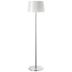 Foscarini Lumiere Extra Large Floor Lamp in White & Aluminum by Rodolfo Dordoni
