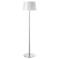 Foscarini Lumiere Extra Large Floor Lamp in White & Aluminum by Rodolfo Dordoni