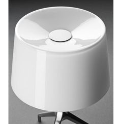 Foscarini Lumiere XXL Table Lamp in White & Aluminum by Rodolfo Dordoni