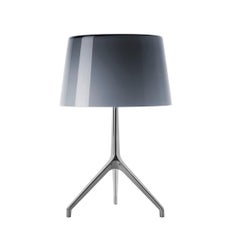Foscarini XS Lumiere Table Lamp in Grey & Aluminium by Rodolfo Dordoni