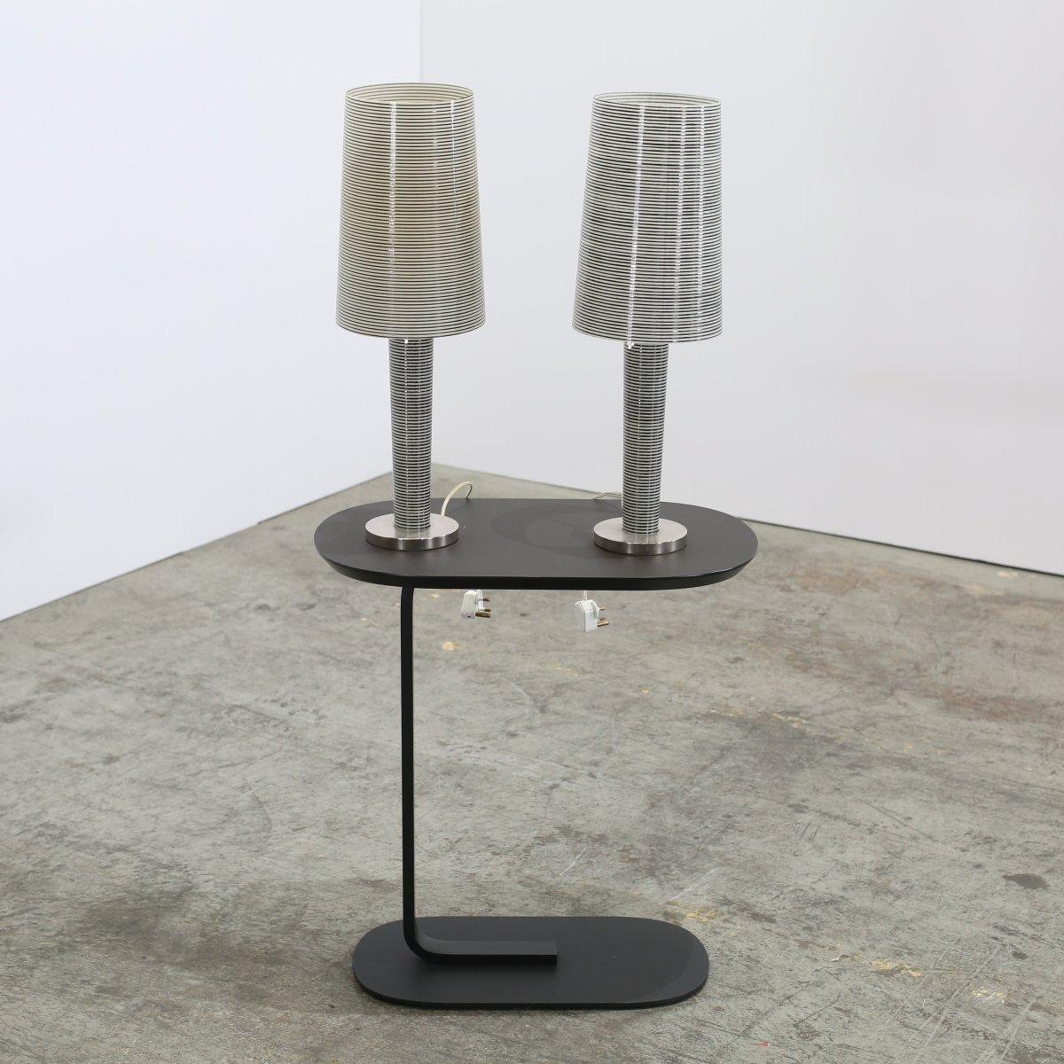 Italian Foscarini Murano Tavolo Grande Table Lamps by Marc Sadler, Set of Two For Sale