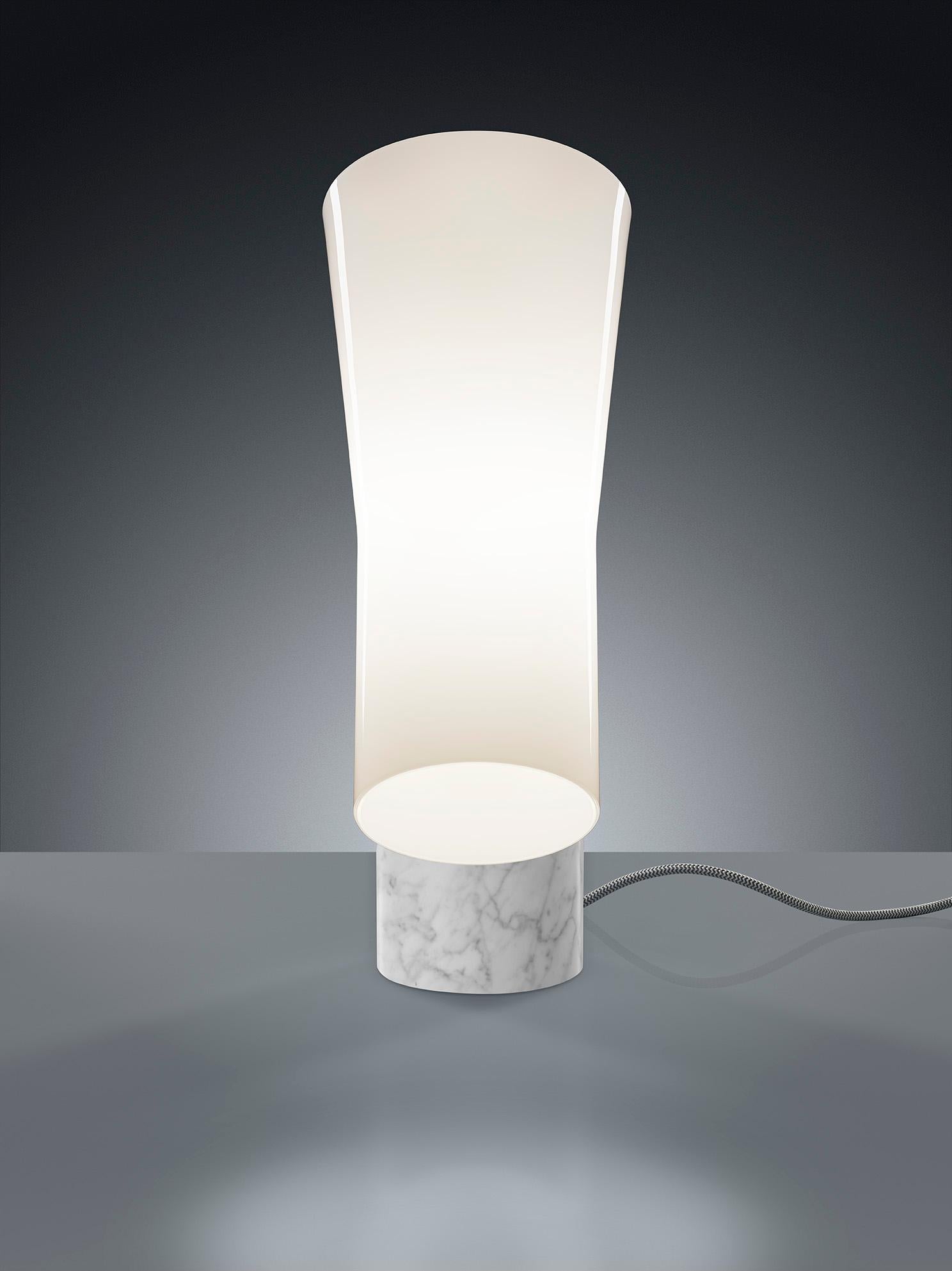 italien Lampe de bureau blanche Foscarini Nile par Rodolfo Dordoni en vente