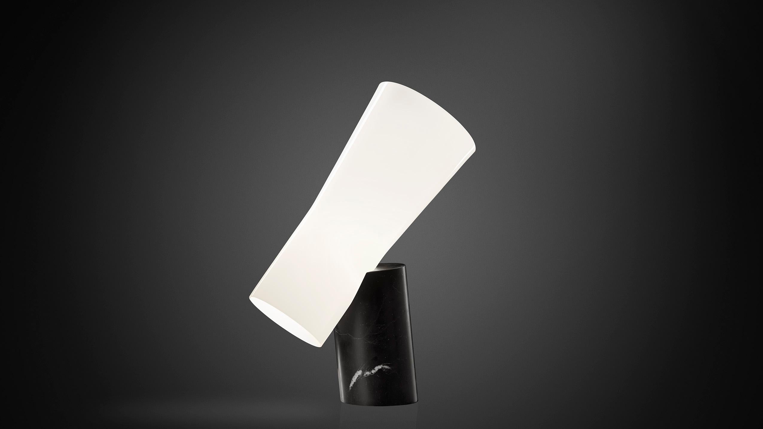 XXIe siècle et contemporain Lampe de bureau blanche Foscarini Nile par Rodolfo Dordoni en vente